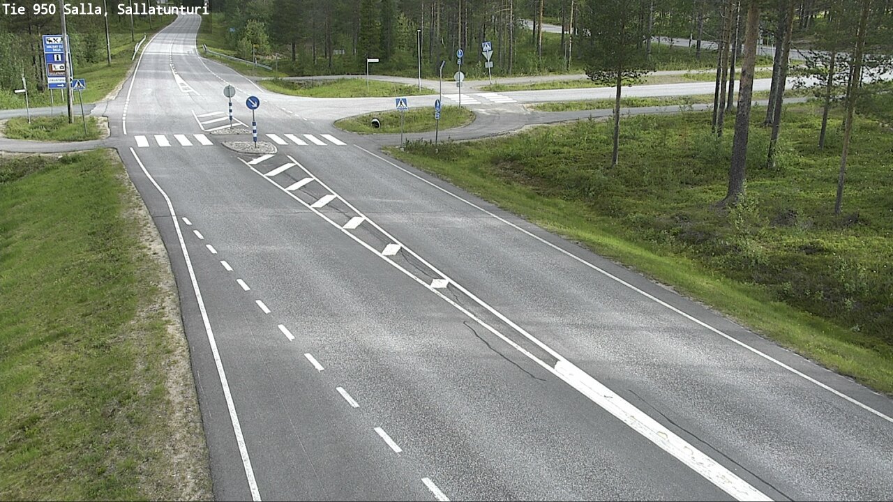 Weather Camera Image Väg 950 Salla, Sallatunturi, Salla, Lappi