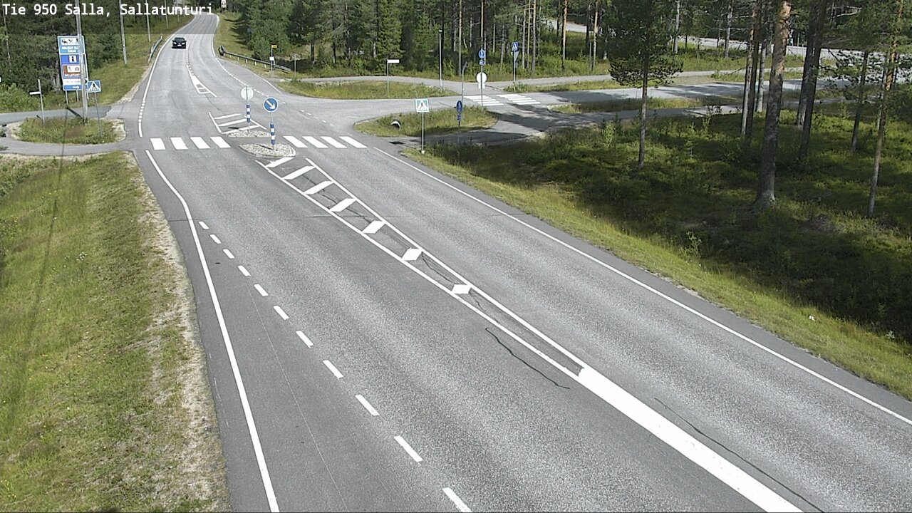 Weather Camera Image Väg 950 Salla, Sallatunturi, Salla, Lappi