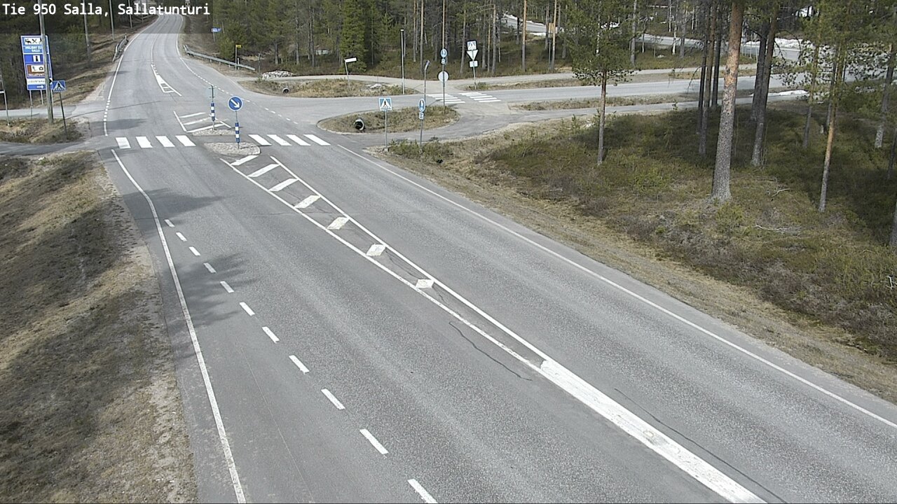 Weather Camera Image Väg 950 Salla, Sallatunturi, Salla, Lappi