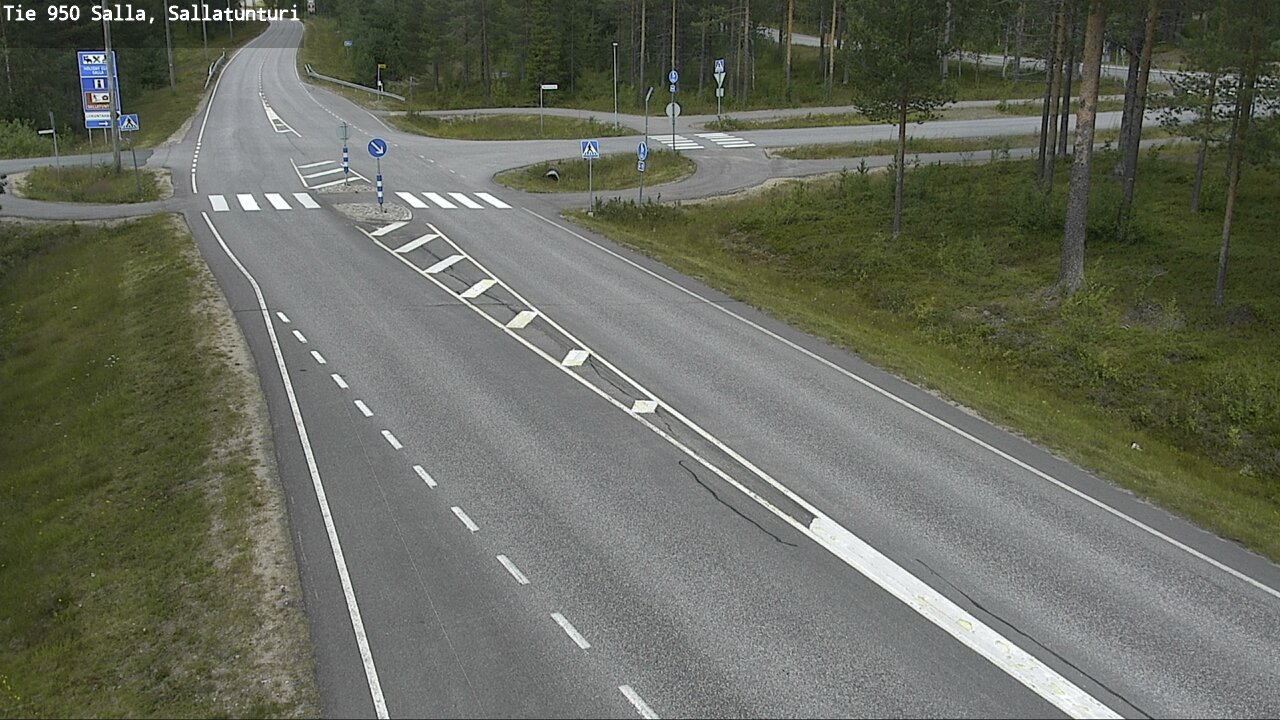 Weather Camera Image Väg 950 Salla, Sallatunturi, Salla, Lappi