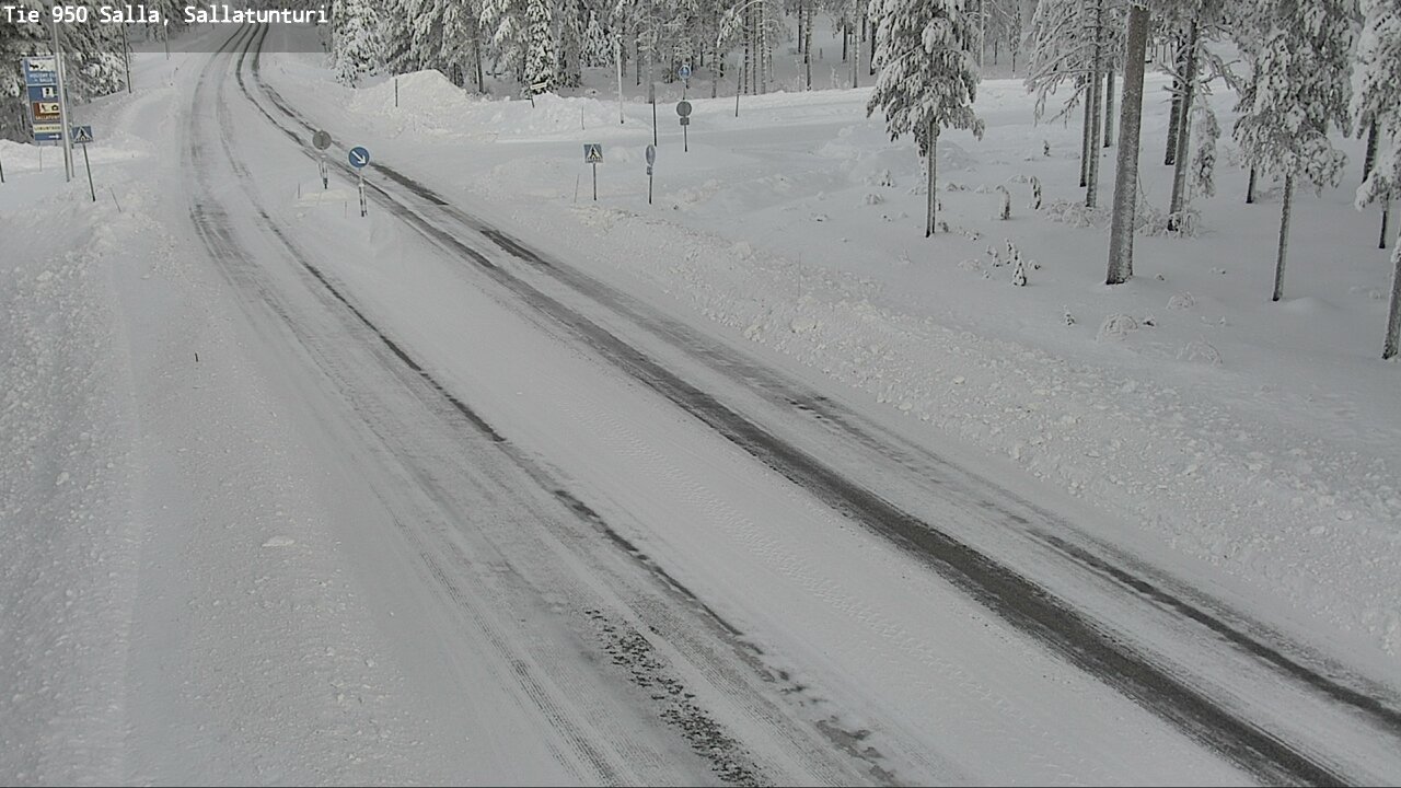 Kelikamerat Kuva Tie 950 Salla, Sallatunturi, Salla, Lappi