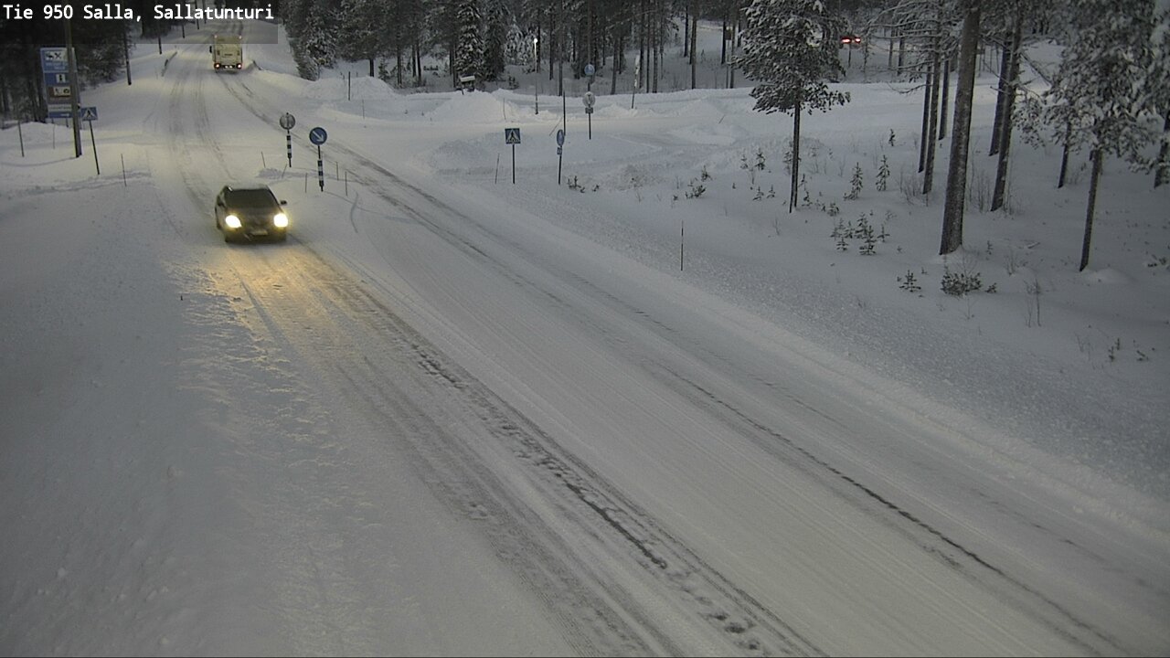 Weather Camera Image Road 950 Salla, Sallatunturi, Salla, Lappi