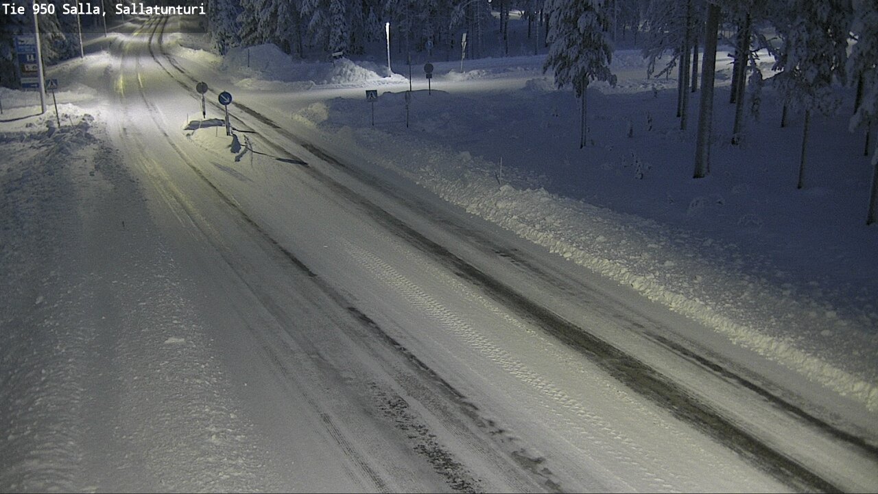 Kelikamerat Kuva Tie 950 Salla, Sallatunturi, Salla, Lappi