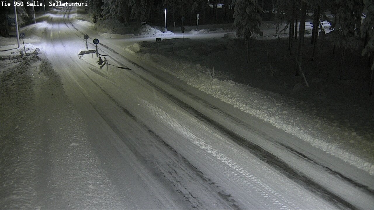 Kelikamerat Kuva Tie 950 Salla, Sallatunturi, Salla, Lappi