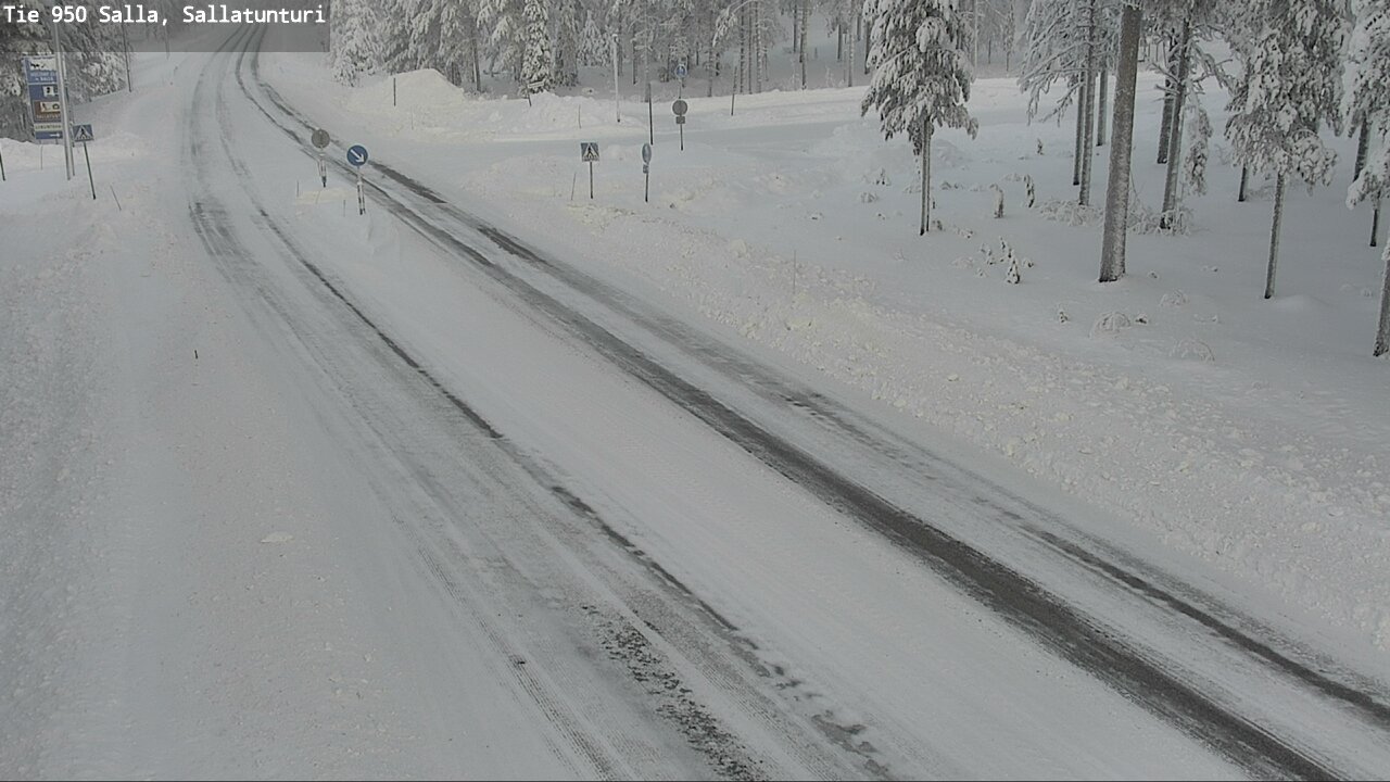 Weather Camera Image Road 950 Salla, Sallatunturi, Salla, Lappi