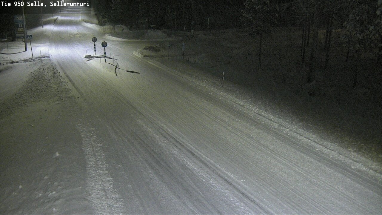 Weather Camera Image Road 950 Salla, Sallatunturi, Salla, Lappi