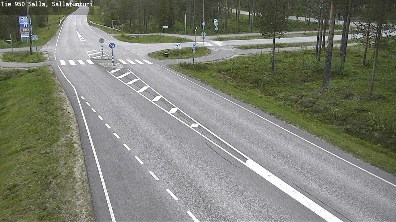 Weather Camera Image Väg 950 Salla, Sallatunturi, Salla, Lappi