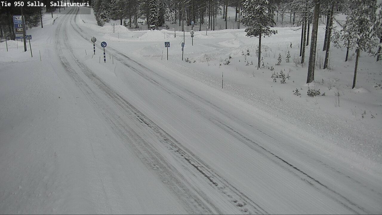 Weather Camera Image Road 950 Salla, Sallatunturi, Salla, Lappi