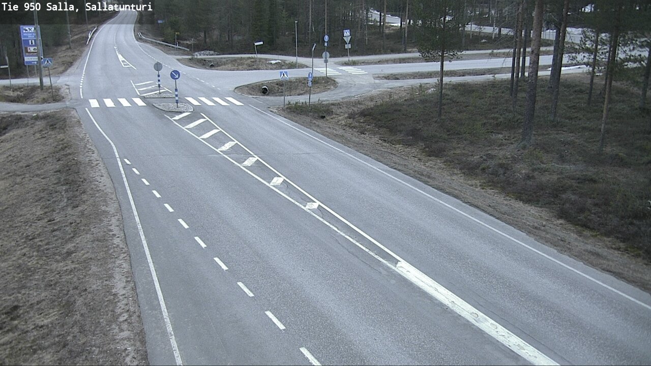 Weather Camera Image Väg 950 Salla, Sallatunturi, Salla, Lappi