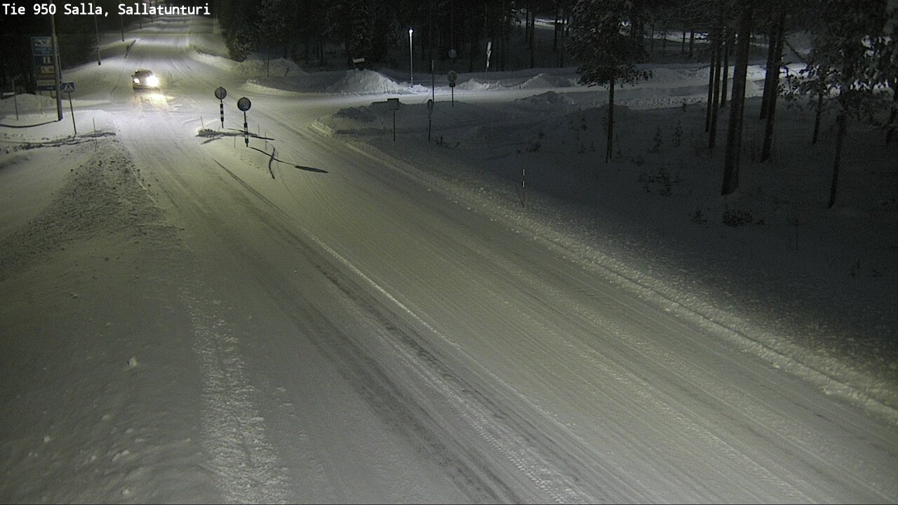 Weather Camera Image Road 950 Salla, Sallatunturi, Salla, Lappi
