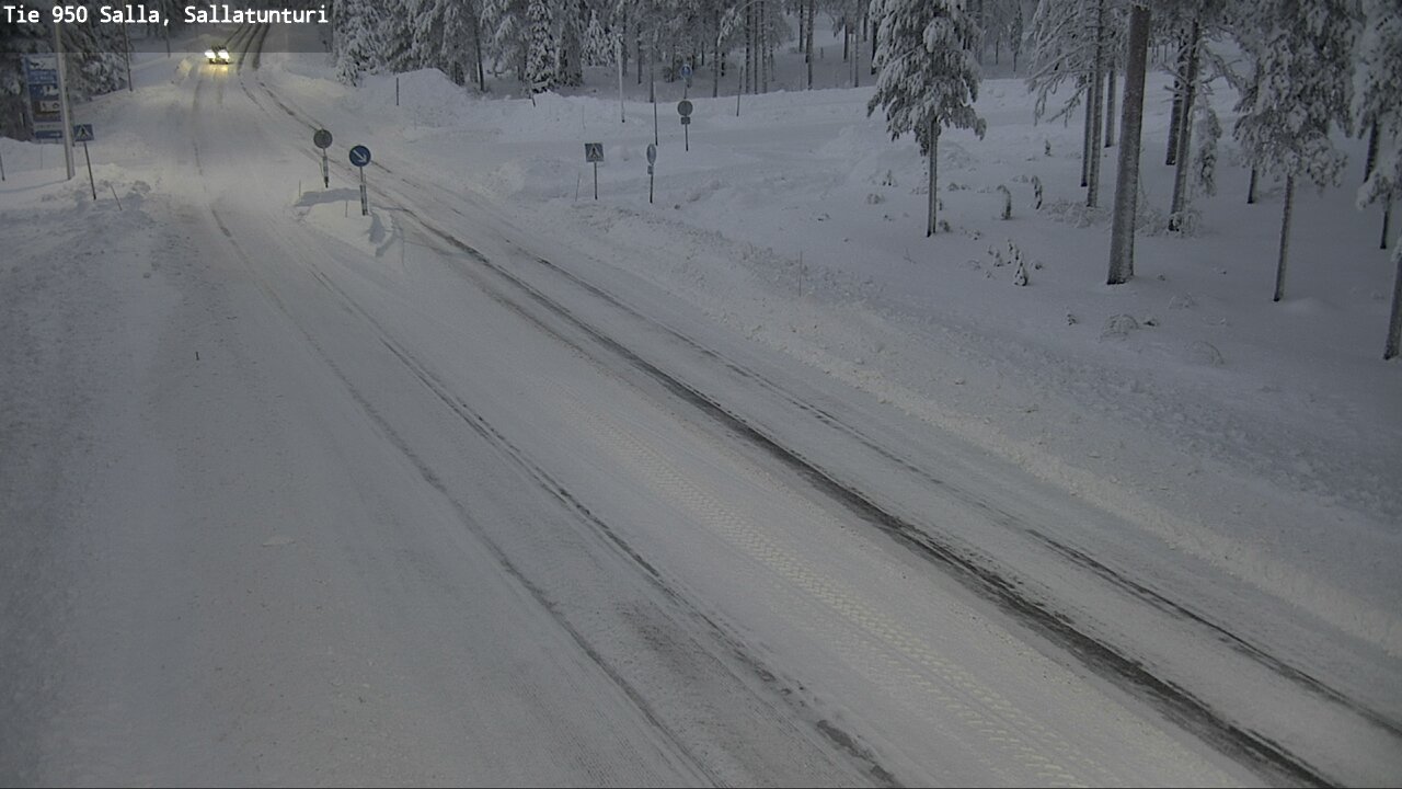 Kelikamerat Kuva Tie 950 Salla, Sallatunturi, Salla, Lappi