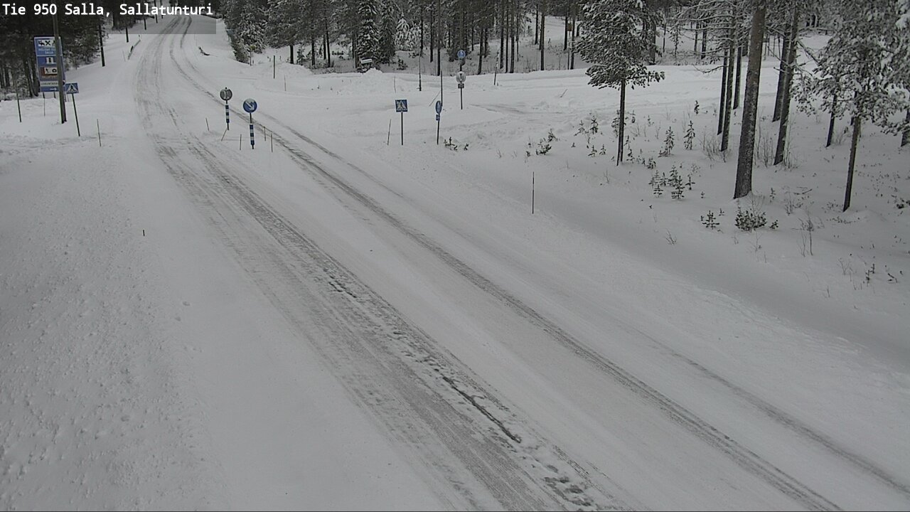 Kelikamerat Kuva Tie 950 Salla, Sallatunturi, Salla, Lappi