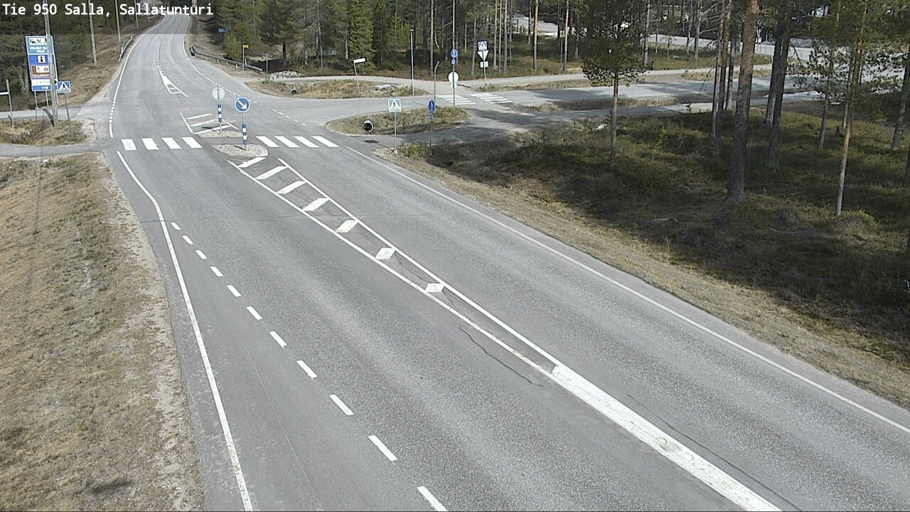 Weather Camera Image Väg 950 Salla, Sallatunturi, Salla, Lappi