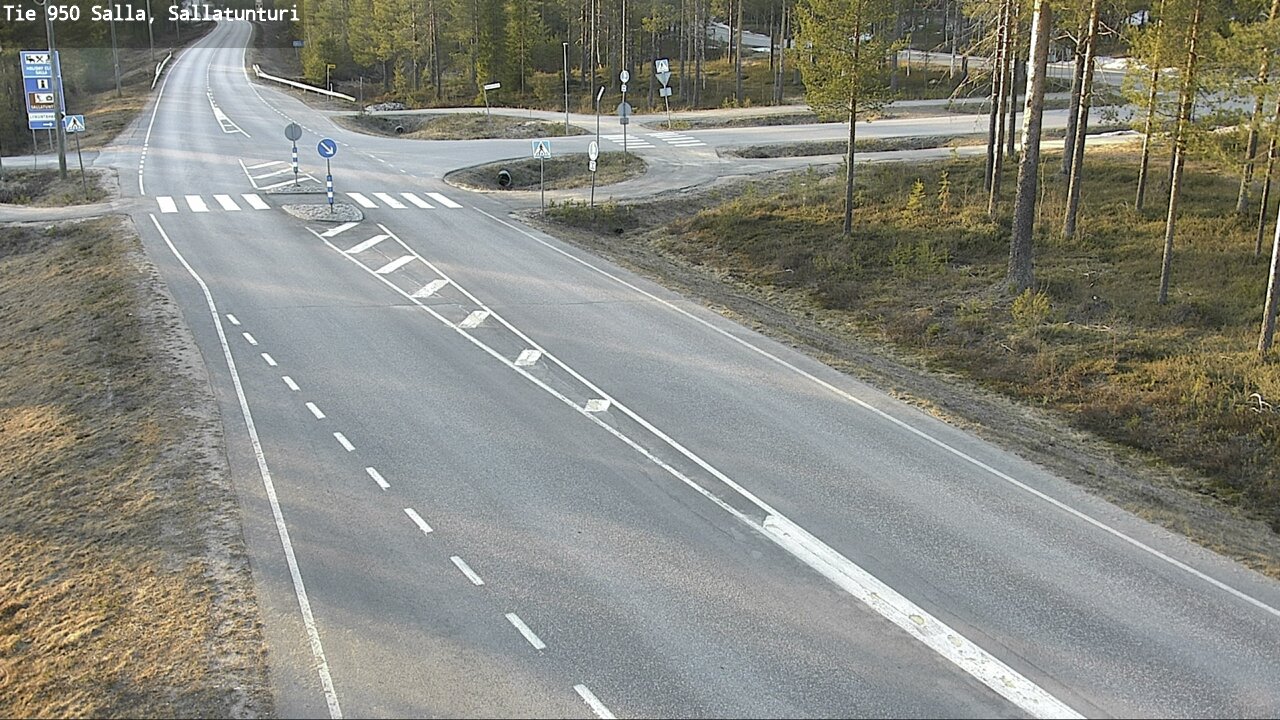 Weather Camera Image Väg 950 Salla, Sallatunturi, Salla, Lappi