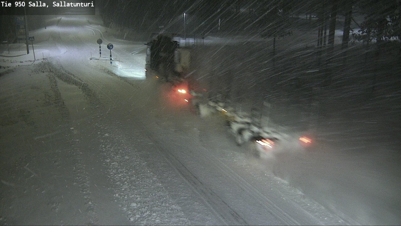 Weather Camera Image Road 950 Salla, Sallatunturi, Salla, Lappi