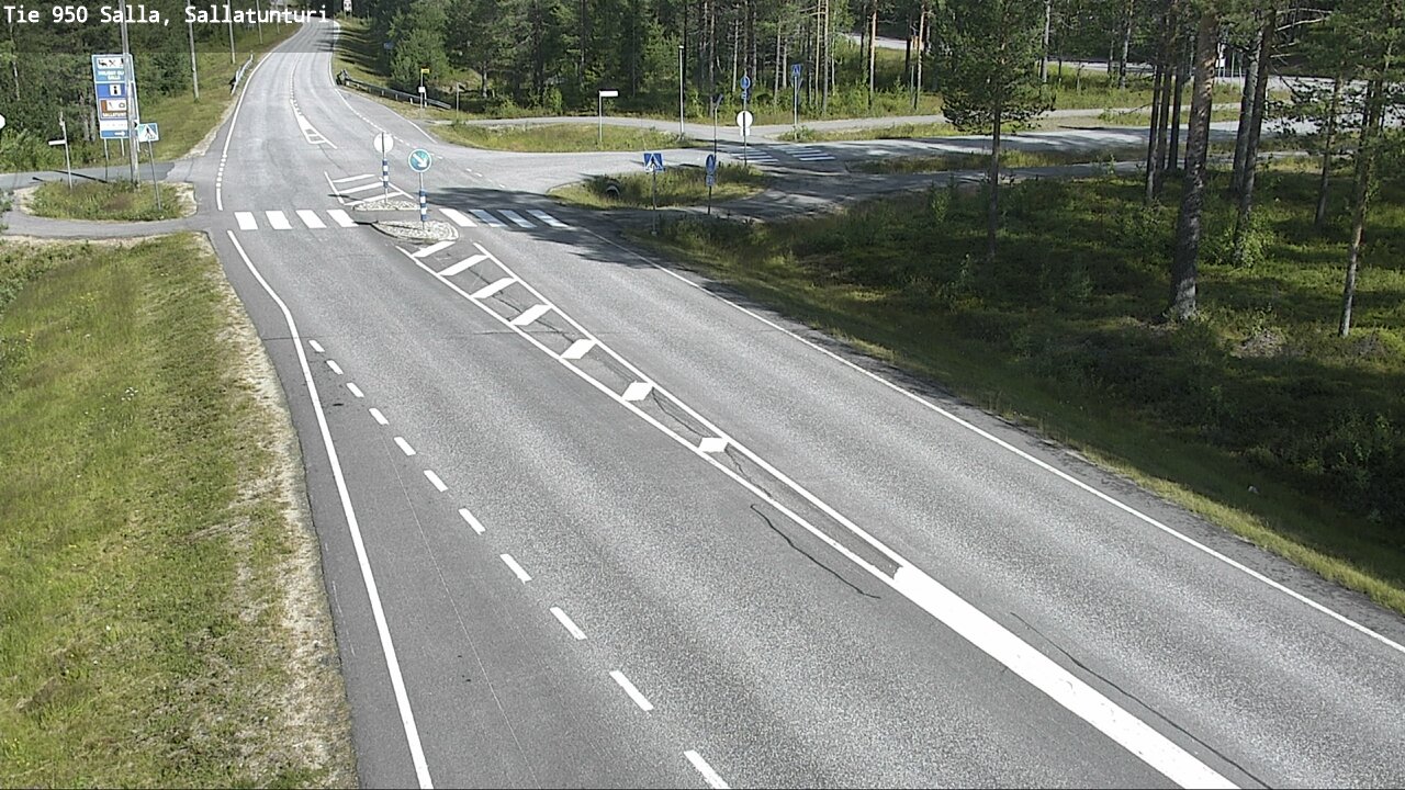Weather Camera Image Väg 950 Salla, Sallatunturi, Salla, Lappi