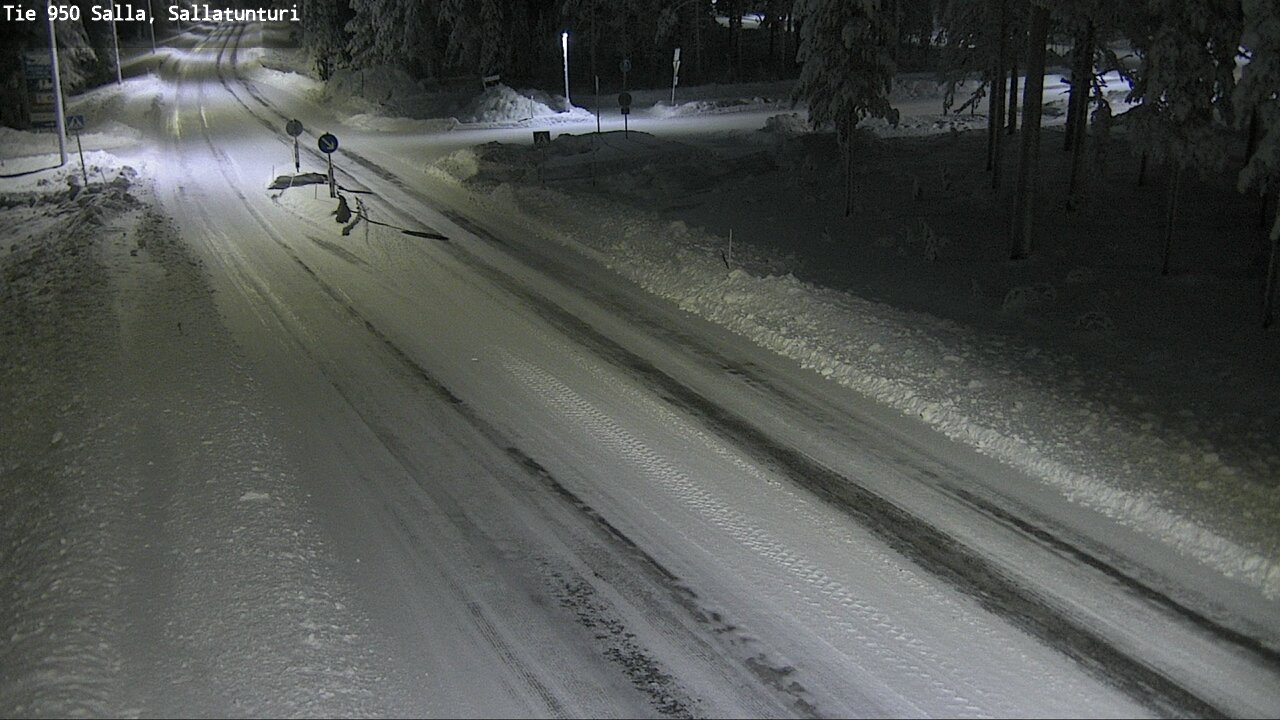 Kelikamerat Kuva Tie 950 Salla, Sallatunturi, Salla, Lappi