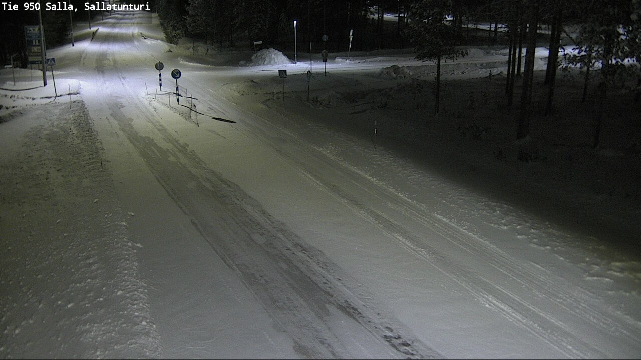 Kelikamerat Kuva Tie 950 Salla, Sallatunturi, Salla, Lappi