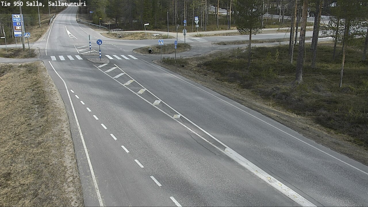 Weather Camera Image Väg 950 Salla, Sallatunturi, Salla, Lappi