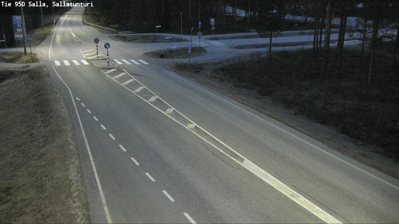 Weather Camera Image Väg 950 Salla, Sallatunturi, Salla, Lappi