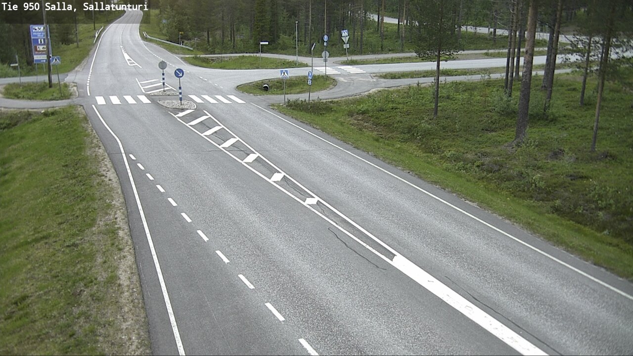 Weather Camera Image Väg 950 Salla, Sallatunturi, Salla, Lappi