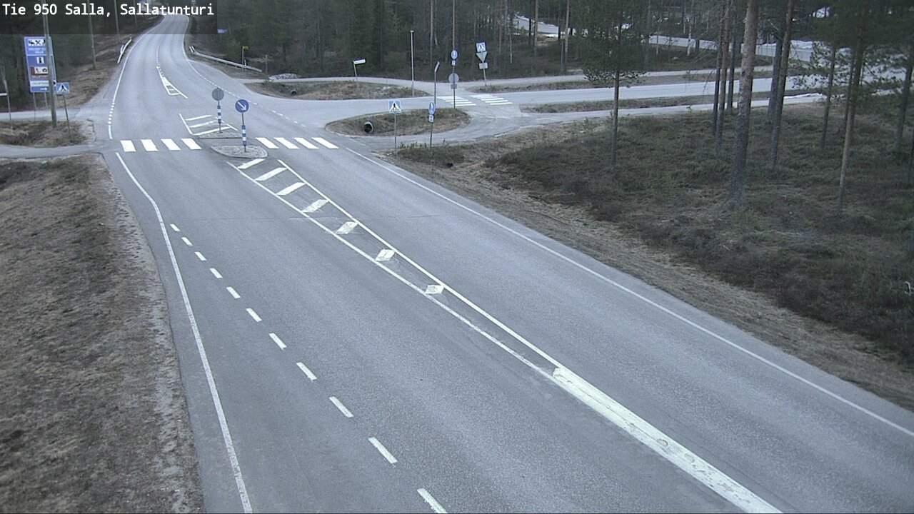 Weather Camera Image Road 950 Salla, Sallatunturi, Salla, Lappi