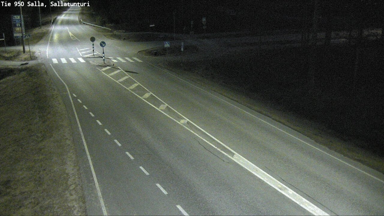 Weather Camera Image Väg 950 Salla, Sallatunturi, Salla, Lappi