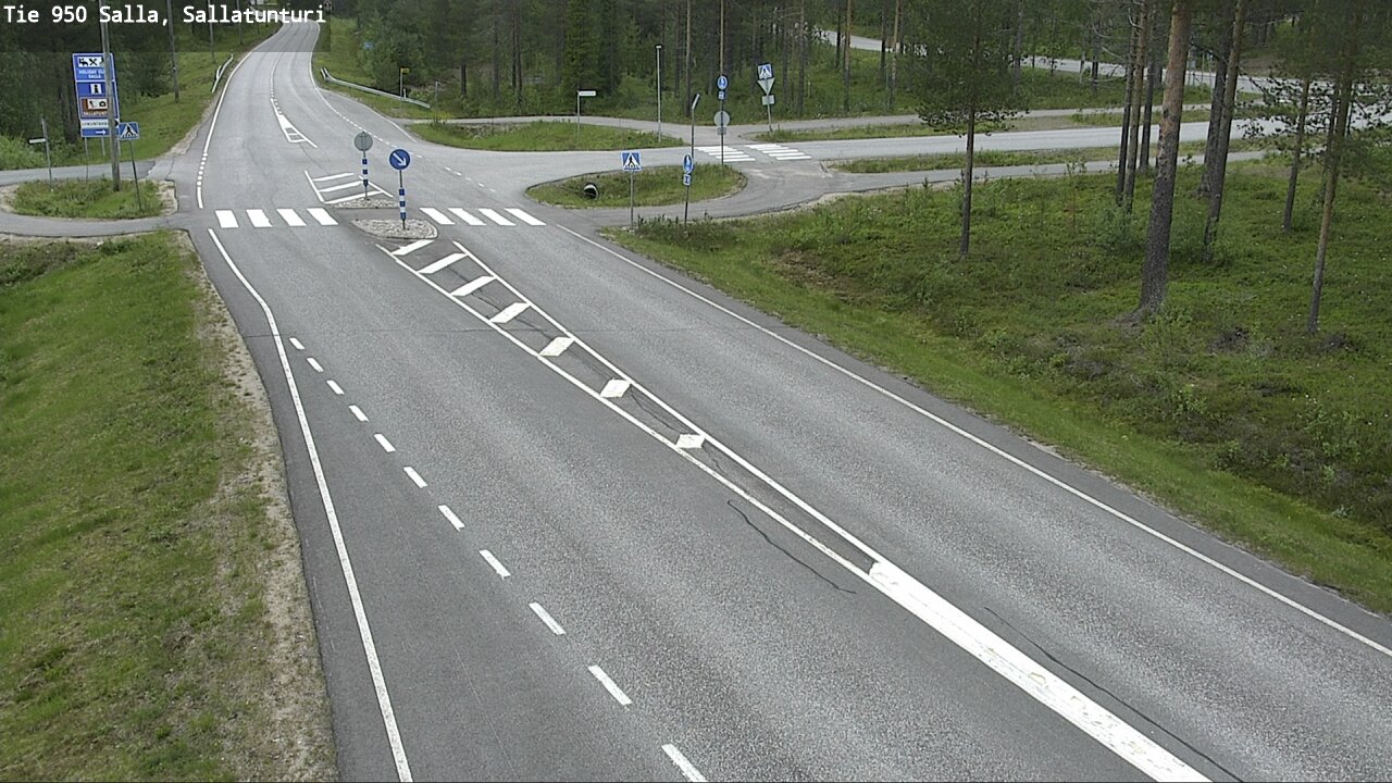 Weather Camera Image Road 950 Salla, Sallatunturi, Salla, Lappi