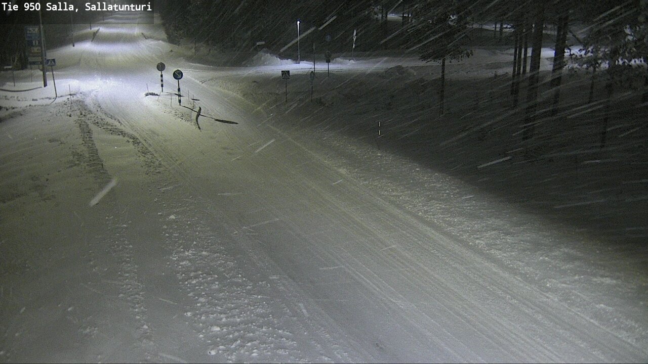 Weather Camera Image Road 950 Salla, Sallatunturi, Salla, Lappi