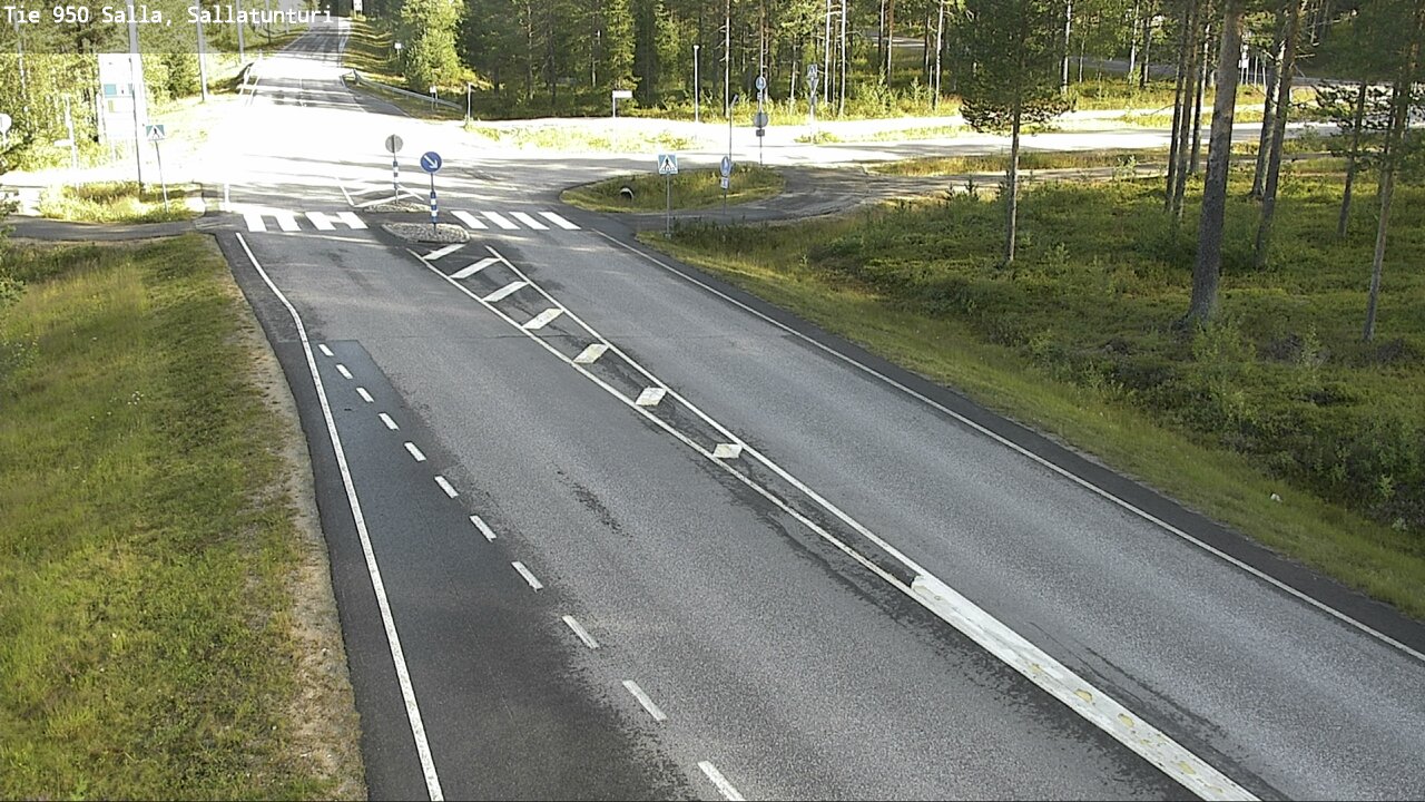 Weather Camera Image Väg 950 Salla, Sallatunturi, Salla, Lappi