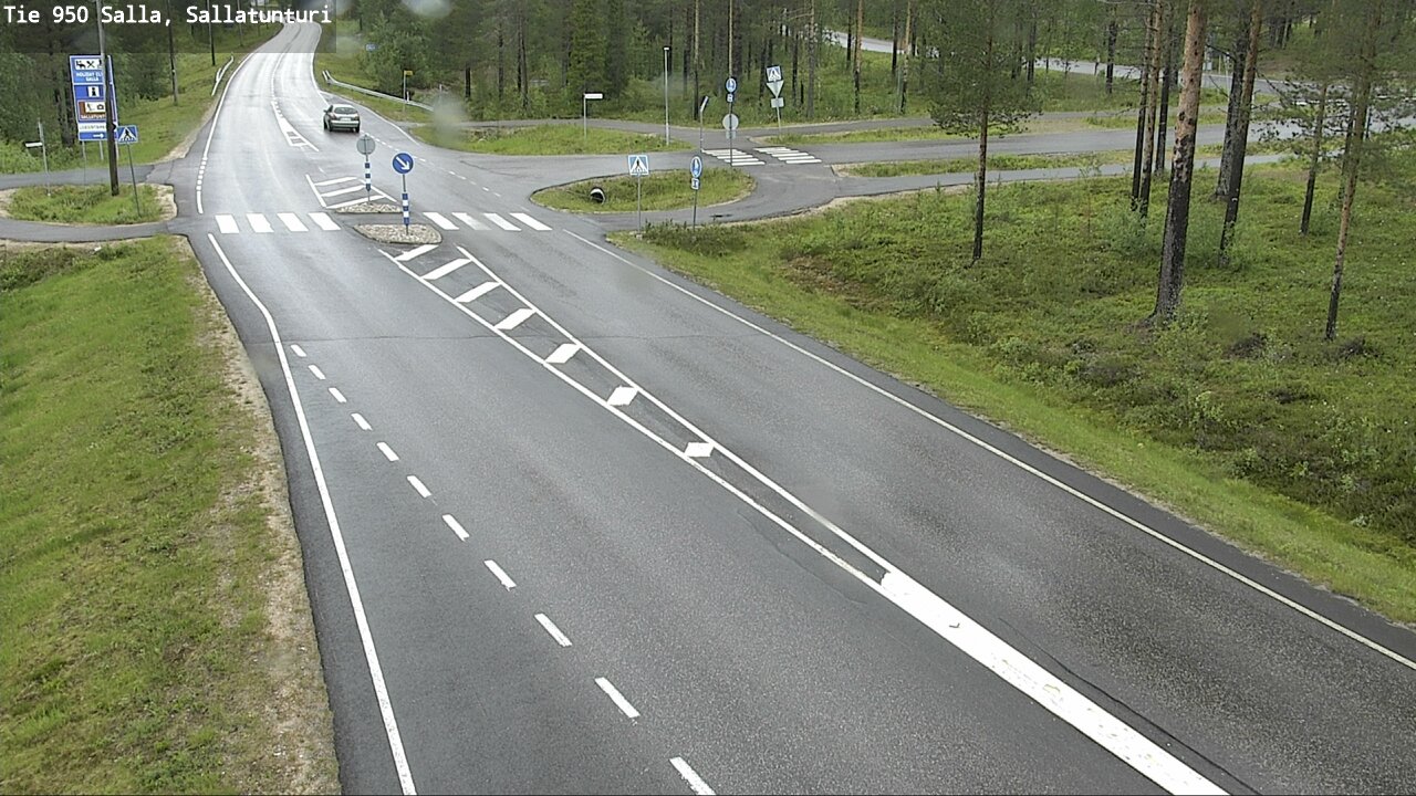 Weather Camera Image Väg 950 Salla, Sallatunturi, Salla, Lappi