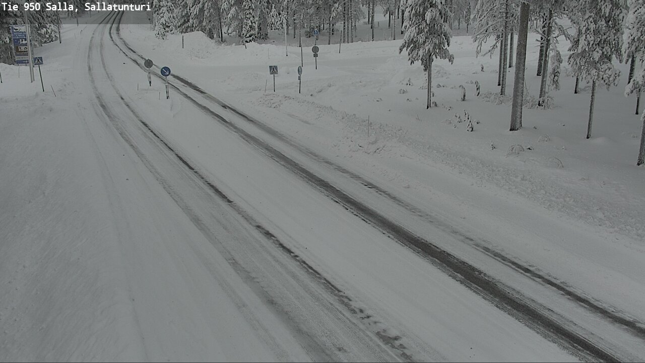 Kelikamerat Kuva Tie 950 Salla, Sallatunturi, Salla, Lappi