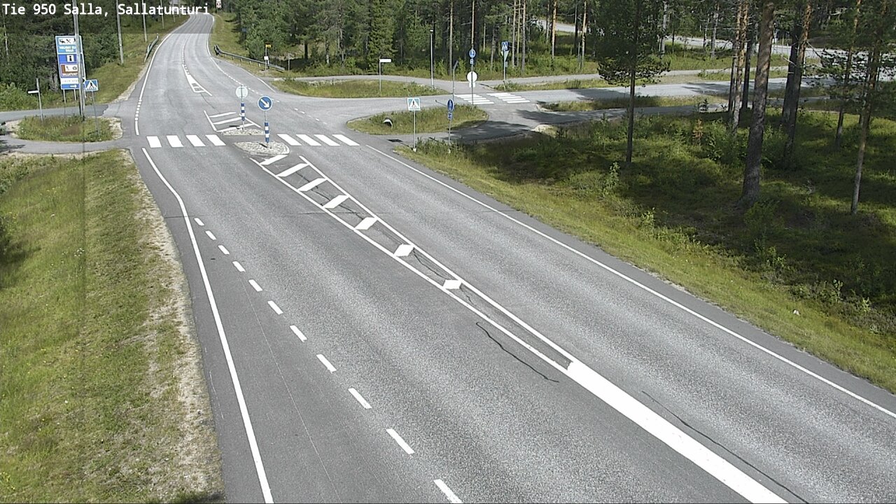 Weather Camera Image Väg 950 Salla, Sallatunturi, Salla, Lappi
