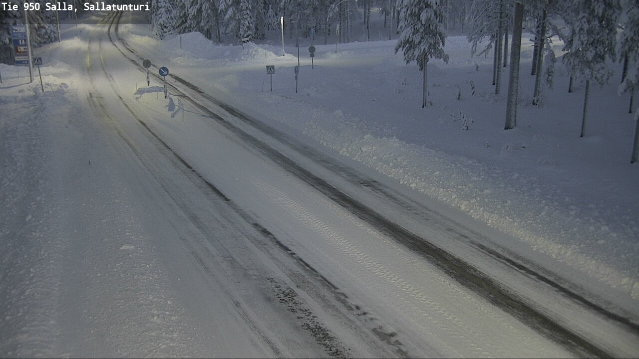 Kelikamerat Kuva Tie 950 Salla, Sallatunturi, Salla, Lappi