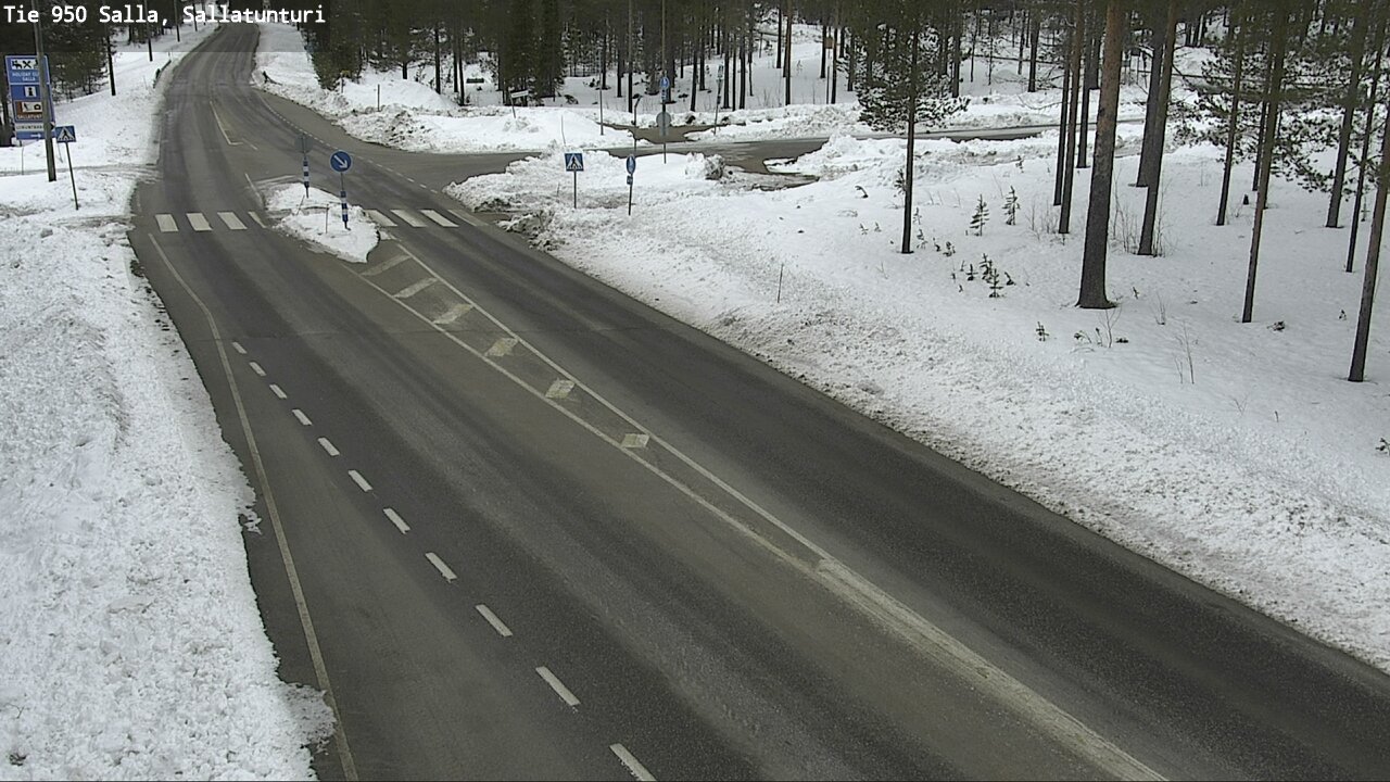 Kelikamerat Kuva Tie 950 Salla, Sallatunturi, Salla, Lappi