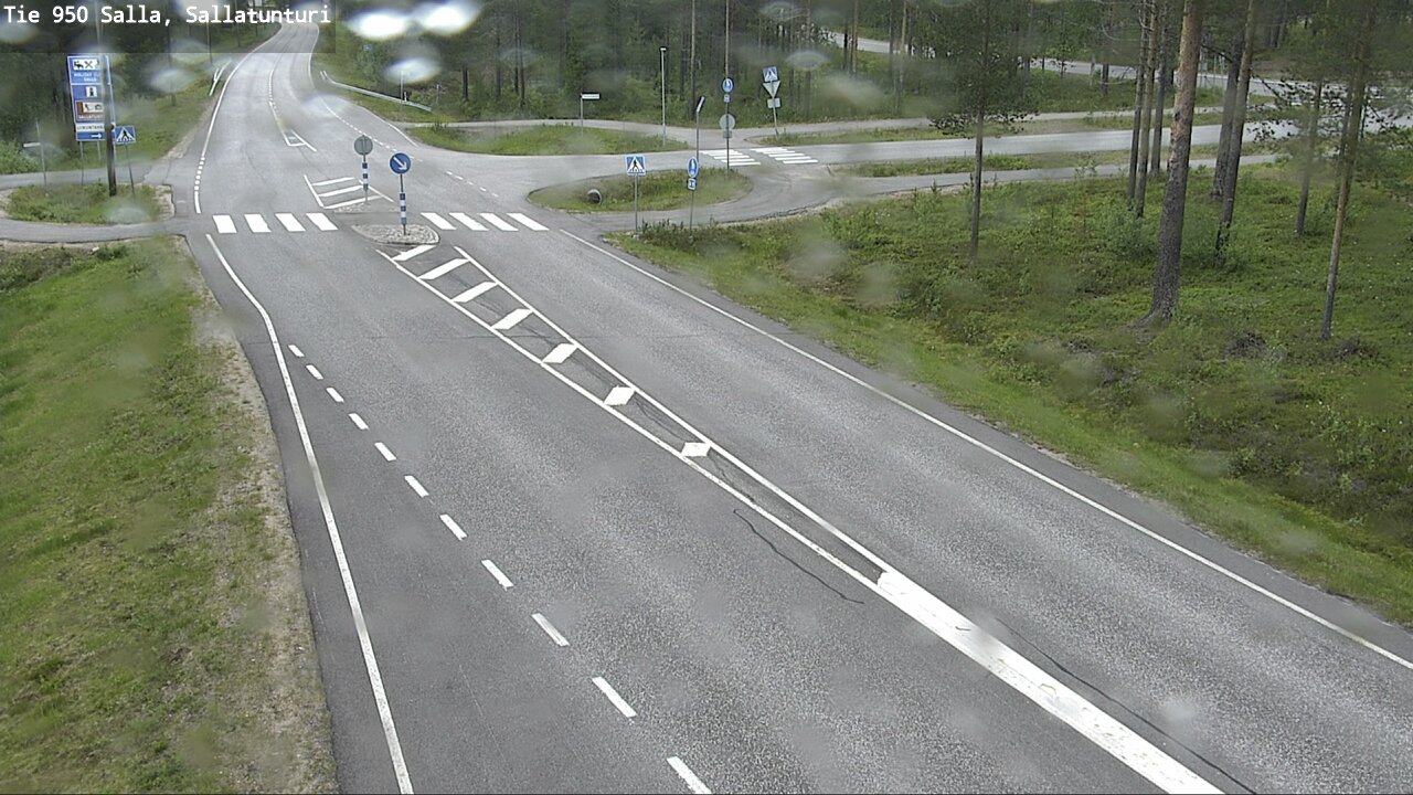 Weather Camera Image Väg 950 Salla, Sallatunturi, Salla, Lappi