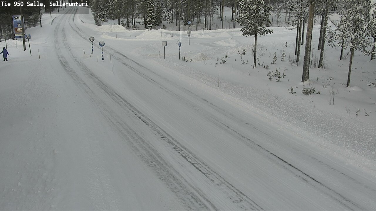 Weather Camera Image Road 950 Salla, Sallatunturi, Salla, Lappi