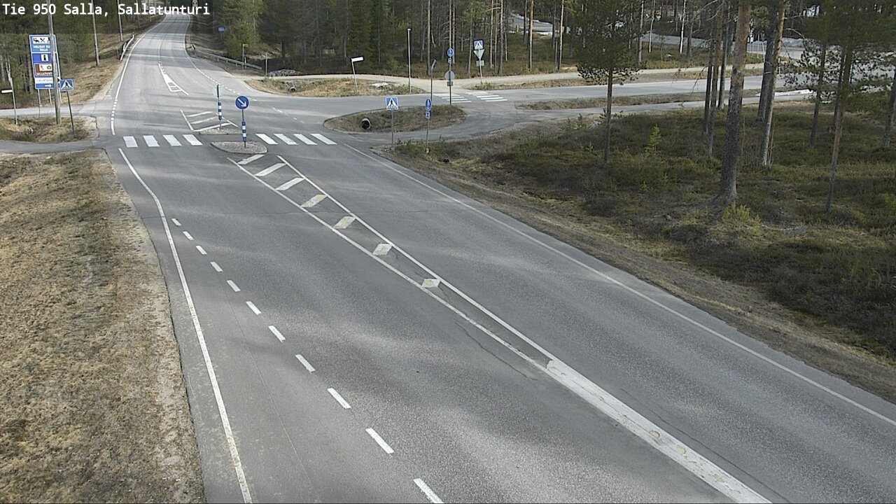 Weather Camera Image Väg 950 Salla, Sallatunturi, Salla, Lappi