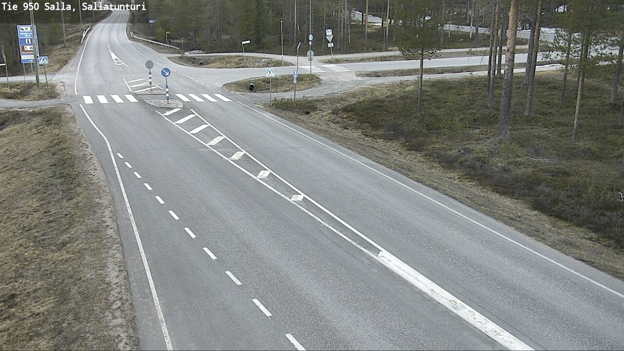 Weather Camera Image Road 950 Salla, Sallatunturi, Salla, Lappi