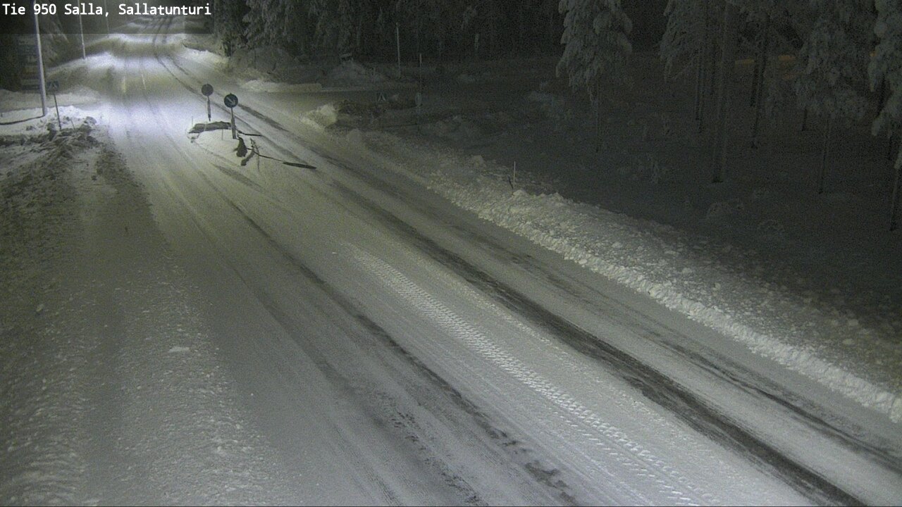 Kelikamerat Kuva Tie 950 Salla, Sallatunturi, Salla, Lappi