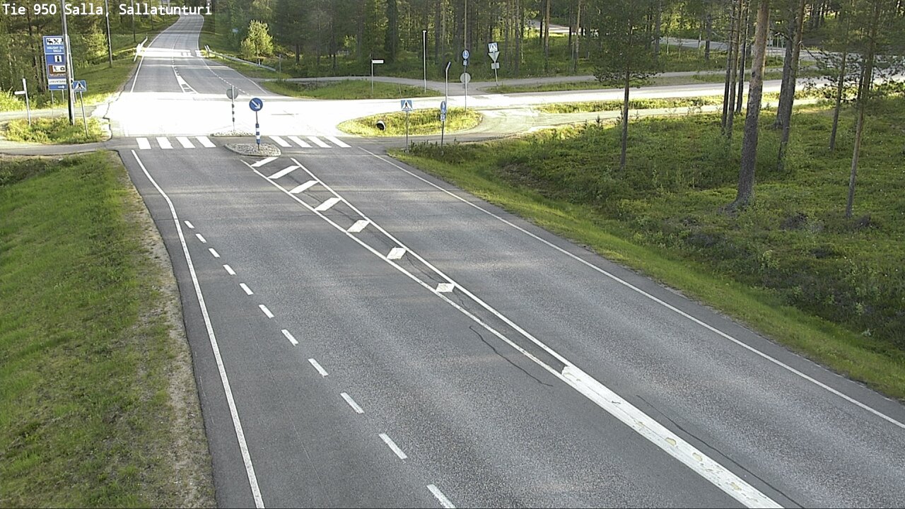 Weather Camera Image Väg 950 Salla, Sallatunturi, Salla, Lappi