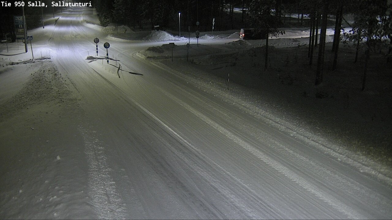 Weather Camera Image Road 950 Salla, Sallatunturi, Salla, Lappi