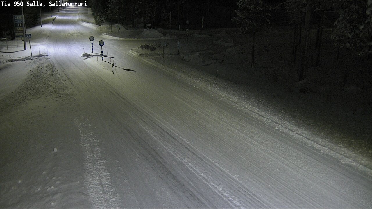 Weather Camera Image Road 950 Salla, Sallatunturi, Salla, Lappi