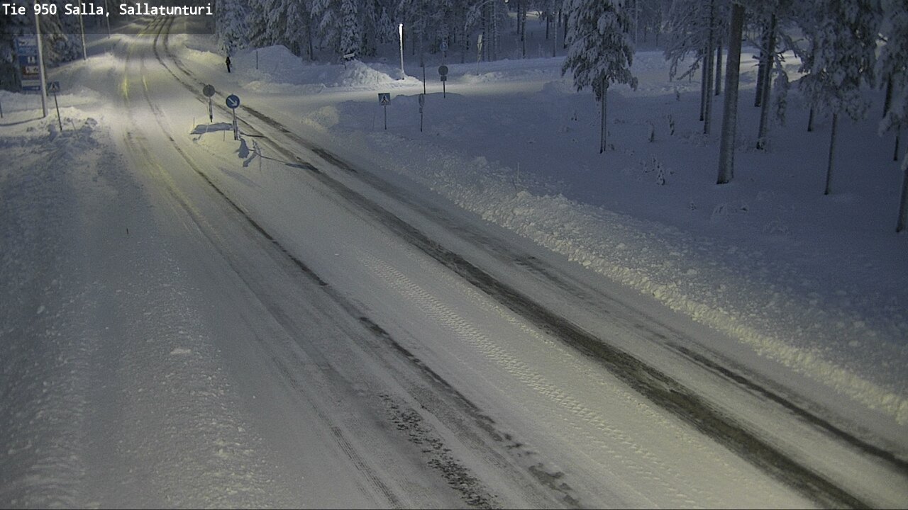 Kelikamerat Kuva Tie 950 Salla, Sallatunturi, Salla, Lappi