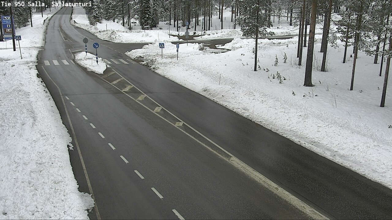 Kelikamerat Kuva Tie 950 Salla, Sallatunturi, Salla, Lappi