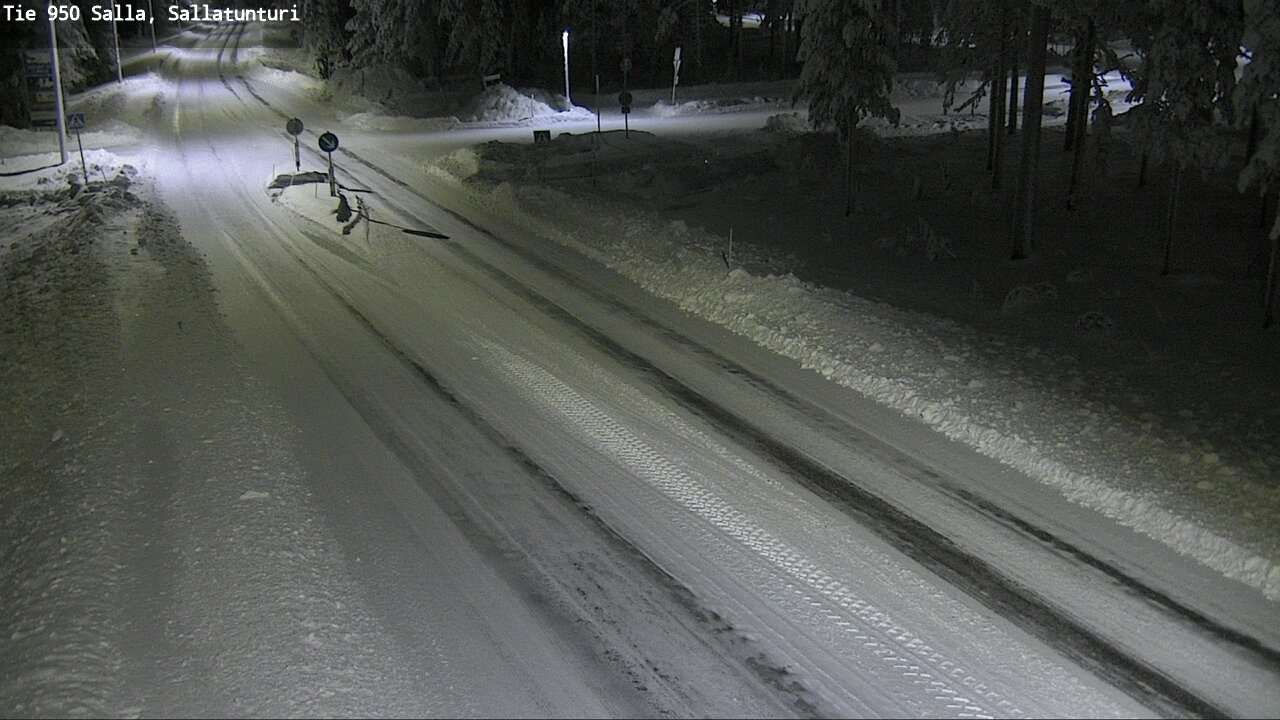 Kelikamerat Kuva Tie 950 Salla, Sallatunturi, Salla, Lappi