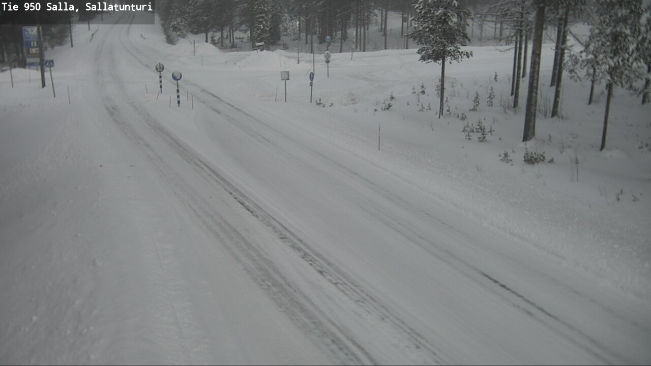 Weather Camera Image Road 950 Salla, Sallatunturi, Salla, Lappi