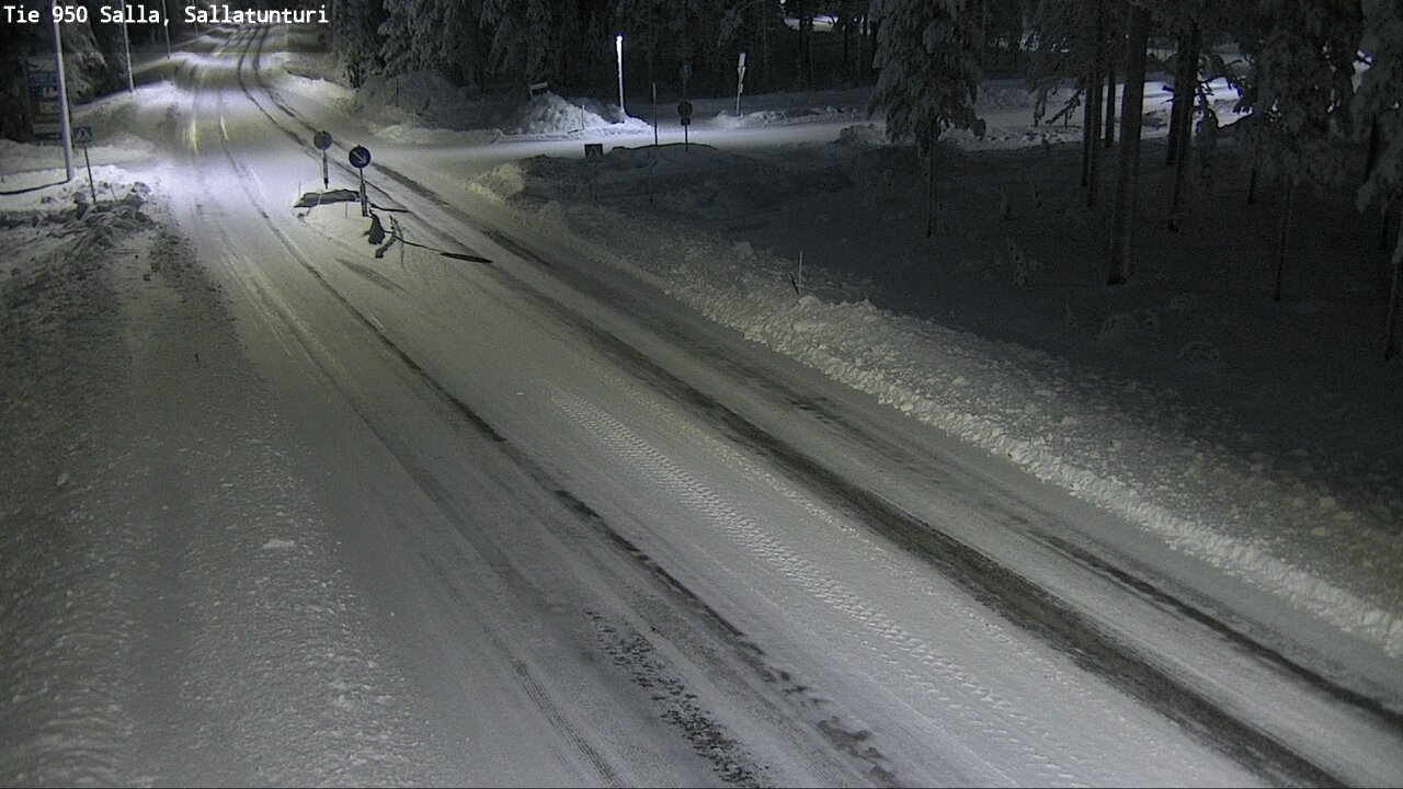 Kelikamerat Kuva Tie 950 Salla, Sallatunturi, Salla, Lappi