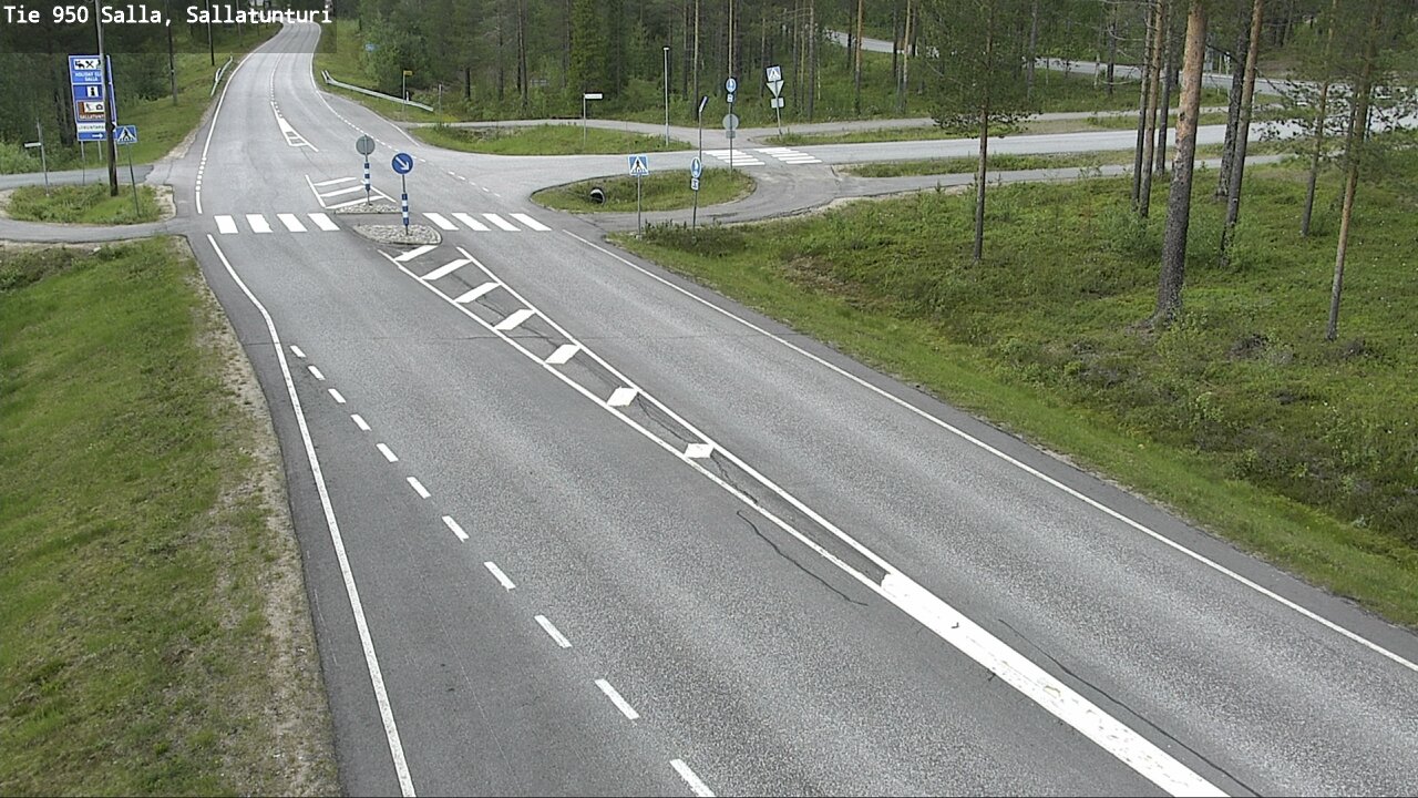 Weather Camera Image Väg 950 Salla, Sallatunturi, Salla, Lappi