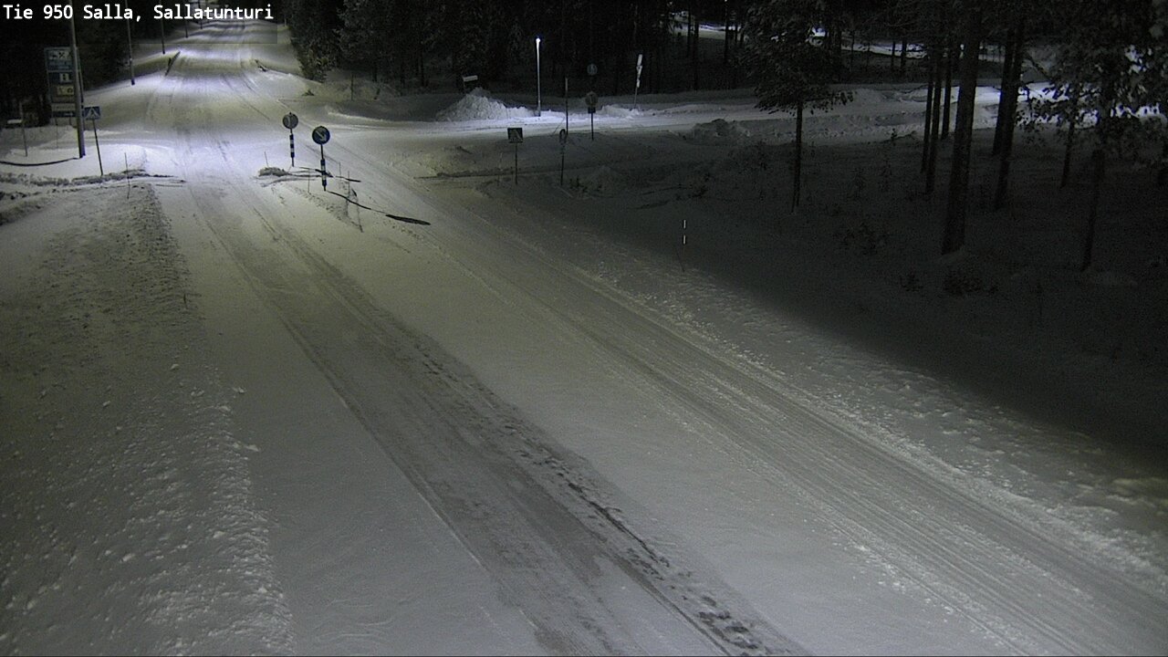 Kelikamerat Kuva Tie 950 Salla, Sallatunturi, Salla, Lappi